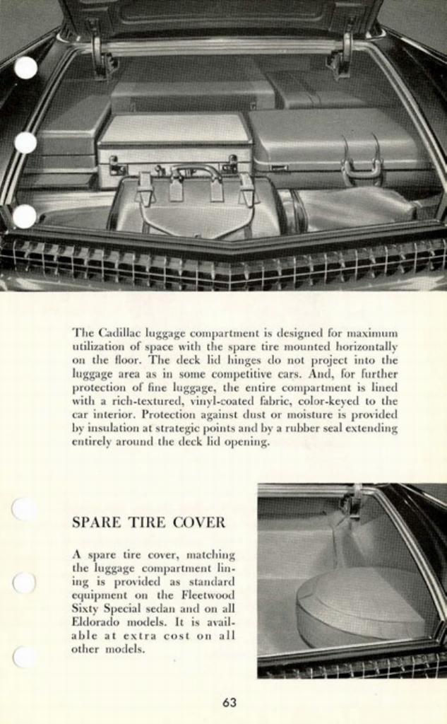 1960 Cadillac Salesmans Data Book Page 85